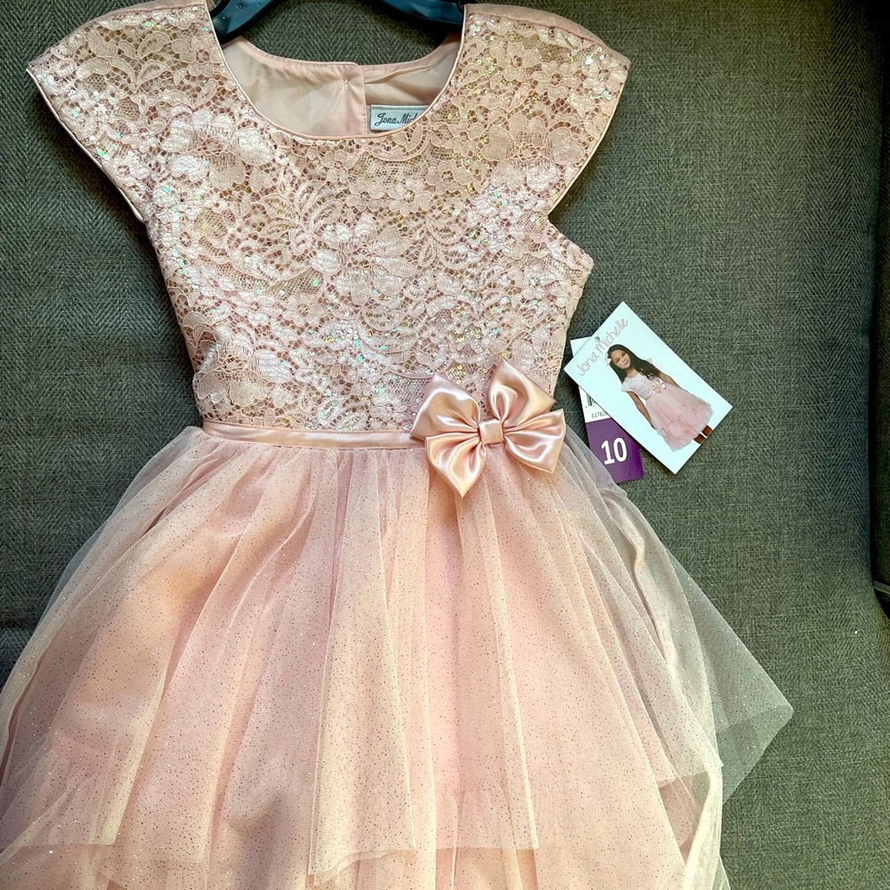NWT Girls size 10 pink dress